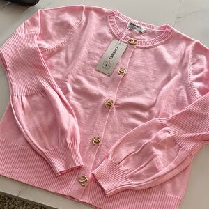 Chanel Pink Cardigan